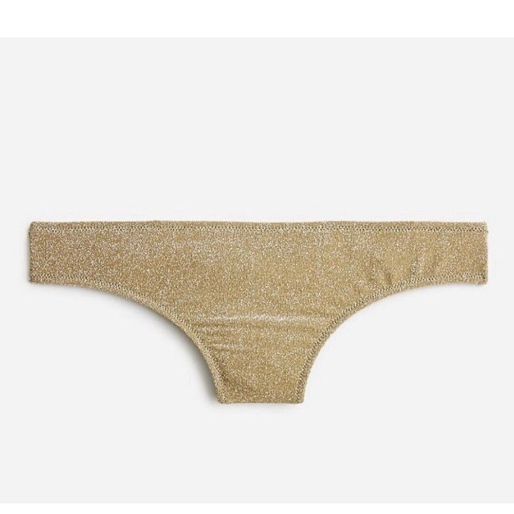 J. Crew Shimmering Gold Bikini Bottom